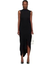 Marine Serre - Draped Jersey Sleeveless Open-Back Maxi Dress - Lyst