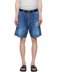 DSquared² - Medium Wash Denim Boxer Shorts - Lyst