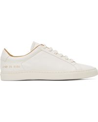 Common Projects - Baskets Rétro Summer Premium Blanches - Lyst