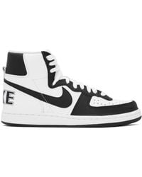 Comme des Garçons - Black & White Nike Edition Terminator High Sneakers - Lyst