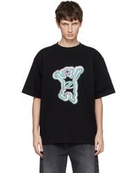 we11done - Colorful Teddy Print T-Shirt - Lyst