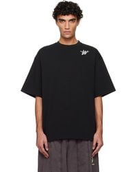 we11done - 'Wd' Logo T-Shirt - Lyst