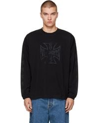 Vetements - Biker Cross Logo Longsleeve T-Shirt - Lyst