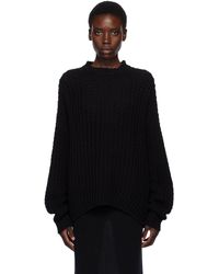 Lauren Manoogian - ブラック Rack クルーネックセーター - Lyst