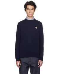 Maison Kitsuné - Fox Head Sweater - Lyst