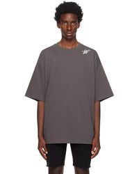 we11done - Gray 'wd' T-shirt - Lyst