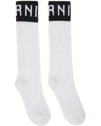 Marni - Gray Mid-calf Socks - Lyst