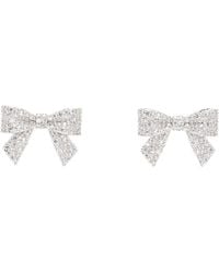 ShuShu/Tong - Yvmin Edition Pave Bowknot Earrings - Lyst