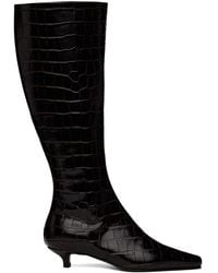 TOTEME - Leather Knee-High Boots - Lyst