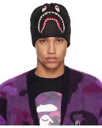 A Bathing Ape - 2Nd Shark Knit Beanie - Lyst