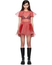 Im Sorry by Petra Collins - Ssense Exclusive Jennyfax Edition Tulle Minidress - Lyst