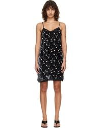 R13 - Lace Trimmed Slip Midi Dress - Lyst