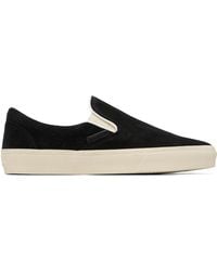 Tom Ford - Perforated Suede Jude Slip On Sneakers - Lyst