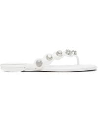 Alexander Wang - Rexa Thong Flat Sandals - Lyst