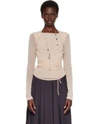 Lemaire - Ballerina Wrap Blouse - Lyst