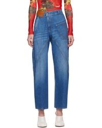 JW Anderson - ブルー Twisted Workwear ジーンズ - Lyst