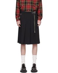 Undercover - Pleated Skirt - Lyst