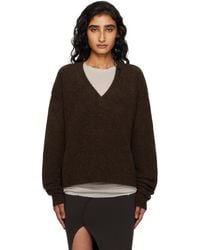 Rick Owens - Concordians Tommy V-Neck Sweater - Lyst
