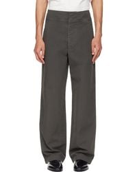 Fear Of God - Garment Dyed Cotton Casual Trousers - Lyst