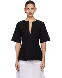 TOTEME - Tailored Cotton Top - Lyst
