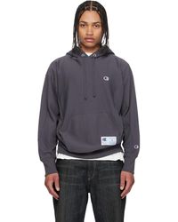 Undercover - Pull À Capuche Uc1F4802 Gris Édition Champion - Lyst