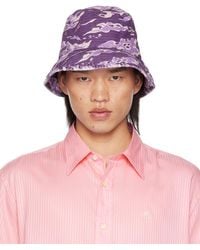 Acne Studios - Brimmo Flame Camo Bucket Hat - Lyst