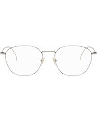 Gucci - Silver Round Glasses - Lyst