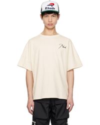 Rhude - Off-white Reverse T-shirt - Lyst
