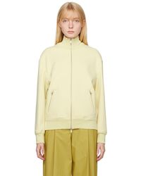 Jil Sander - Yellow Embroidered Bomber Jacket - Lyst