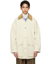 Cordera - Off- Short Trench Coat - Lyst
