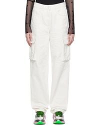 Givenchy - White Oversized Cargo Pants - Lyst
