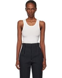 Mugler - Ribbed Tank Top - Lyst