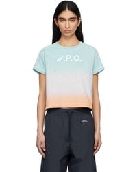 A.P.C. - Asics Edition Cloud Dip Dye T-Shirt - Lyst
