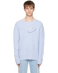 Feng Chen Wang - Distressed Sweater - Lyst