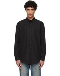 Balmain - Cotton Poplin Shirt - Lyst