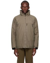 Goldwin - Win Taupe Puffy Jacket - Lyst