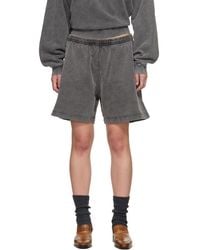 Acne Studios グレー ラップパンツ ブラック | Lyst