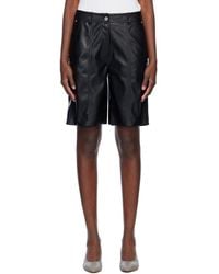 Stand Studio - Julieta Faux-Leather Shorts - Lyst