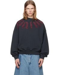 Palm Angels - Big Neck Logo Loose Sweatshirt - Lyst