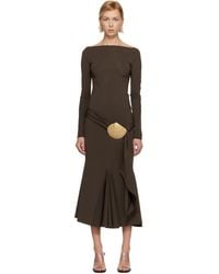 Conner Ives - Recycled Spandex Shell Belt Maxi Dress - Lyst