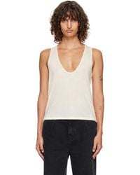 Loulou de Saison - Off- Albia Lds Jersey Tank Top - Lyst