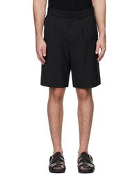 Commas - Short Façon Costume Noir Chiné - Lyst