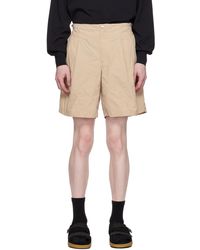 Kolor - Pleated Shorts - Lyst