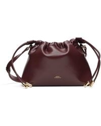 A.P.C. - Burgundy Ninon Mini Bag - Lyst