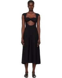 Beaufille - Robe Midi Baes Noire - Lyst