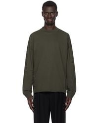 The Row - Mock-Neck Drago Cotton Jersey T-Shirt - Lyst