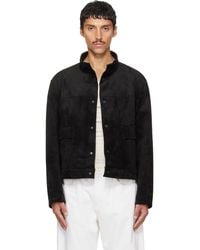 HUGO - Regular-Fit Faux-Suede Jacket - Lyst