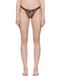 Agent Provocateur - String violah noir - Lyst