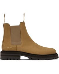 Common Projects - Suede Chelsea Boots - Lyst