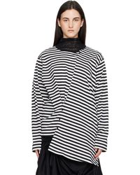 Yohji Yamamoto - Paneled Long Sleeve T-Shirt - Lyst
